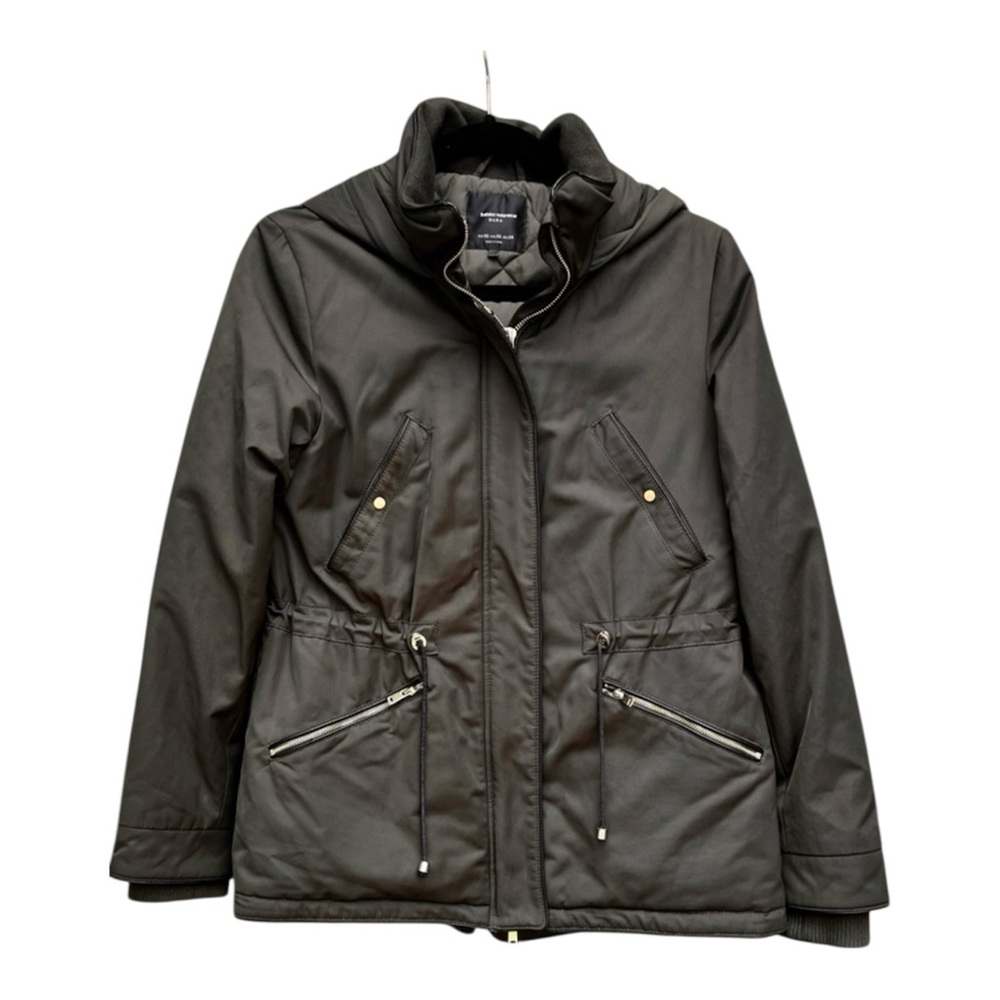 Zara Trafaluc Outerwear Deep Olive Hooded Multi-Pockets Utility Jacket Women’s